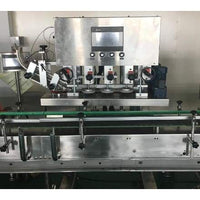 Automatic Feeder Twist off Vacuum Screw Pe Plastic Glass Jar Bottle Capping Machine APM-USA