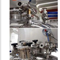 Customized Lifting Vacuum Homogenize Emulsifier Cosmetic Body Lotion Cream Mixer Making Machine APM-USA