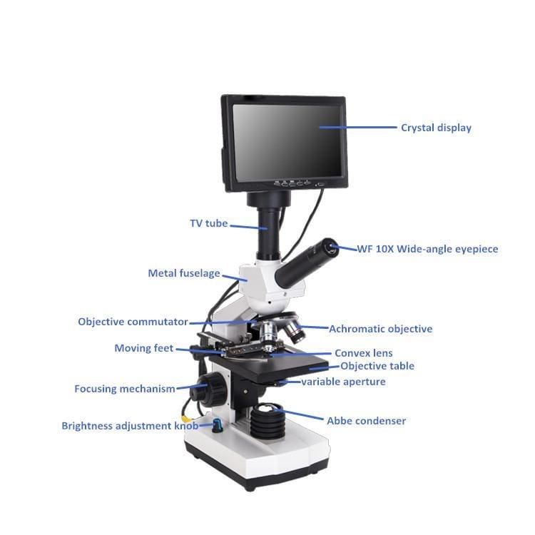 Glass slides optical video lcd digital stereo microscope with ce certificate - Other Products