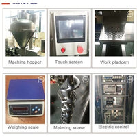 High quality touch screen auger filling equipment with split hopper - Powder Filling Machine