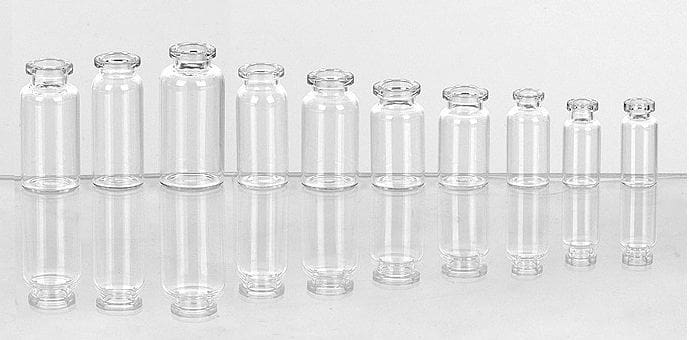 Injection Vials Made of Low Borosilicate Glass Tubing APM-USA