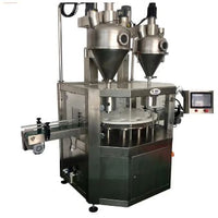 Semi-auto flour powder filler / manual small auger filling machine - Powder Filling Machine