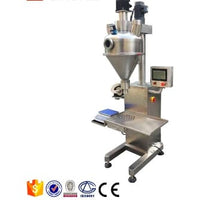 Semi-auto screw auger powder filler,spicy milk protein chili powder filling packing machine - Powder Filling Machine