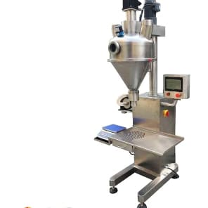 Semi automatic micro dosing / powder filling machine / auger filler and weighed / screw conveyor - Powder Filling Machine