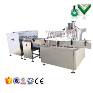 Semiautomatic water production perfume filing soda glass juice tumbling cap wine coke bottle liquid - Eye Drops Filling Line